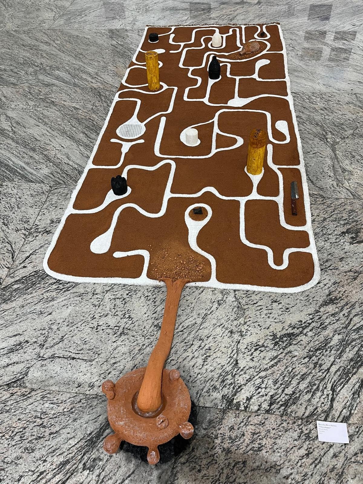 ललित कला महाविद्यालय, आर्ट गैलरी में चित्रकला, मूर्तिकला और अनुप्रयुक्त कलाओं की एक प्रदर्शनी, ब्रॉडएंड में मनीषा देव सरमा की स्थापना वेलेडिप्पु, 