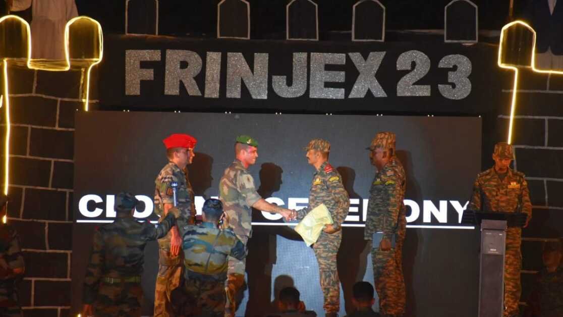 FRINJEX-23 संयुक्त सैन्य अभ्यास तिरुवनंतपुरम में संपन्न हुआ