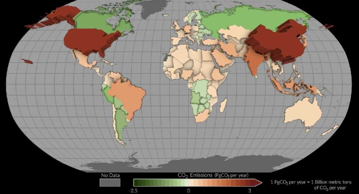 Nasa ने अंतरिक्ष से पता लगा लिया, कौन से देश धरती को ‘संकट’ में डाल रहे, देखें मैप