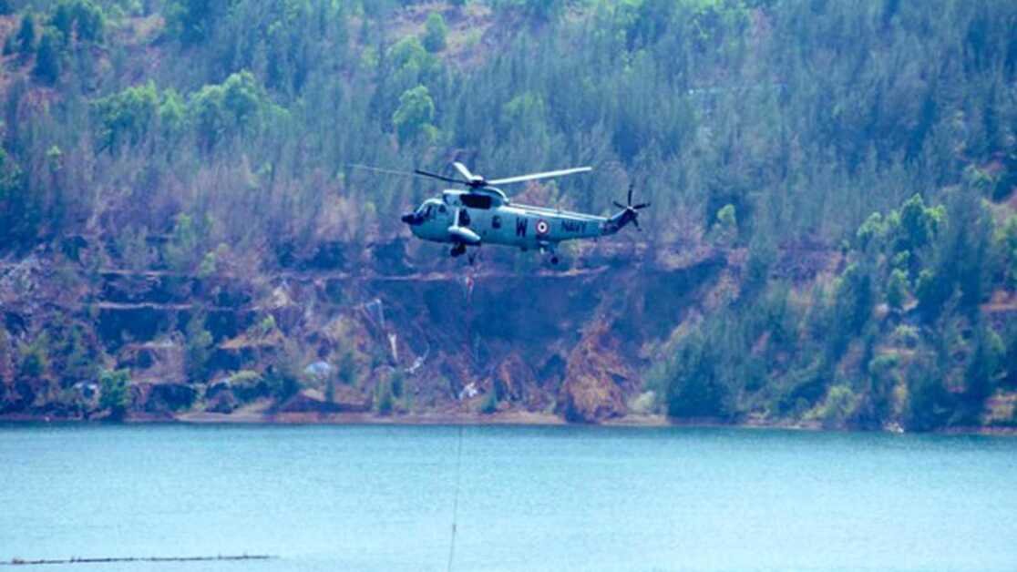 गोवा में महादेई में लगी आग से निपटने के लिए नौसेना, वायुसेना के हेलिकॉप्टर तैनात;  28 मृत, तीन सक्रिय, मंत्री कहते हैं