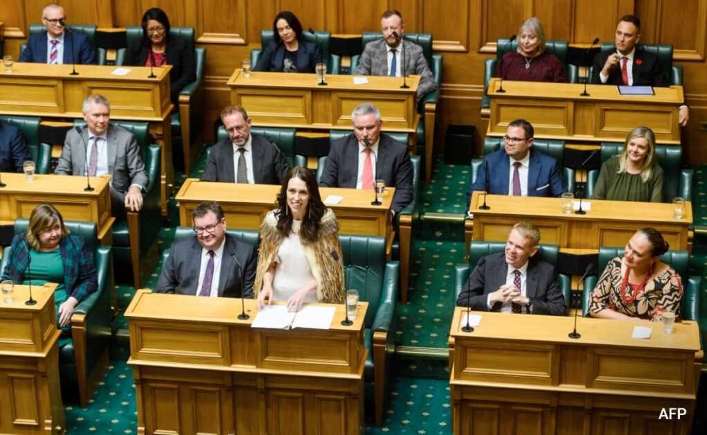 जैसिंडा अर्डर्न ने न्यूजीलैंड की संसद में अंतिम भाषण दिया