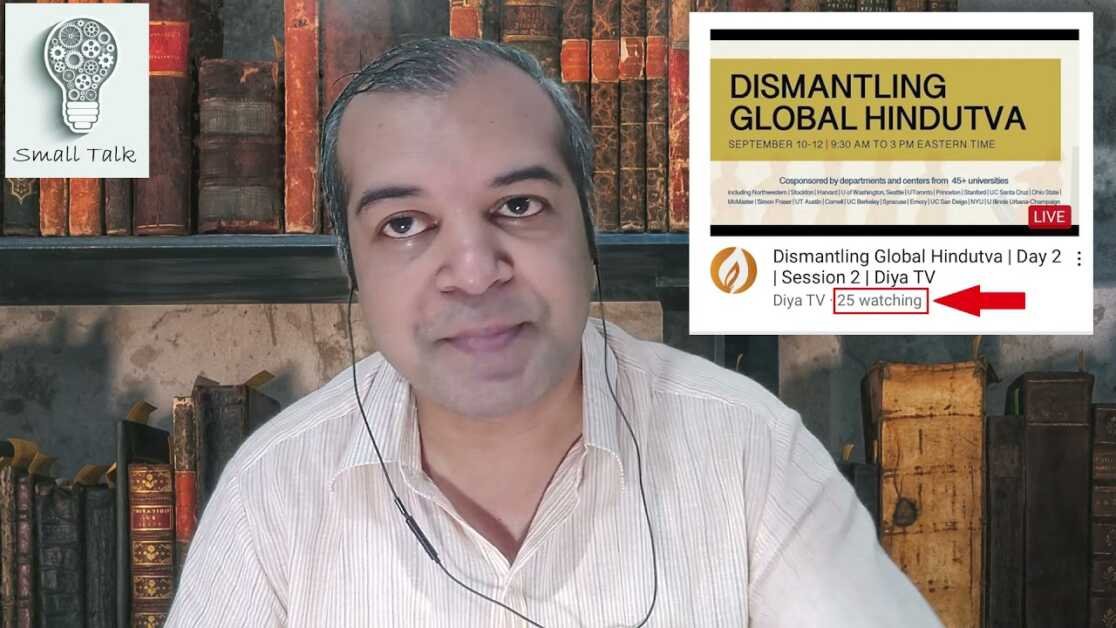 How many people watched Dismantling Global Hindutva conference?